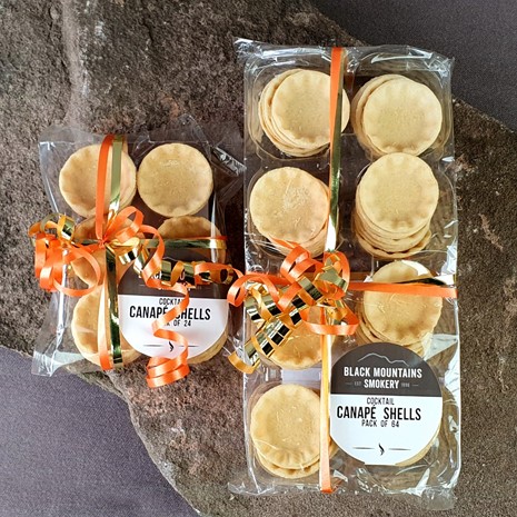 Canape shells, Pastry cases for nibbles